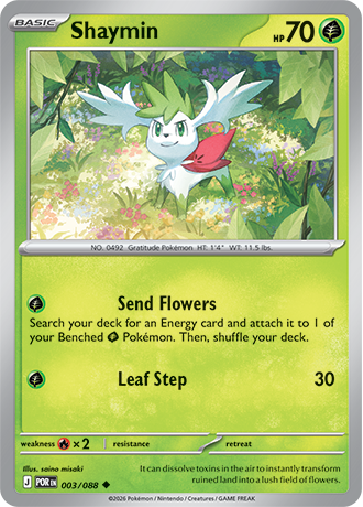 003/088 Shaymin (Perfect Order) Pokémon card (English)