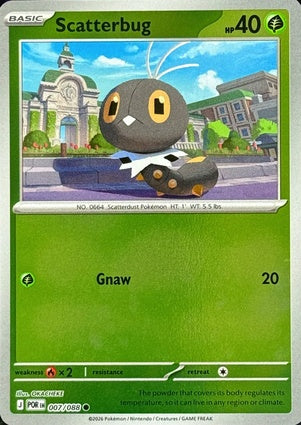 007/088 Scatterbug (Reverse Holo) (Perfect Order) Pokémon card (English)