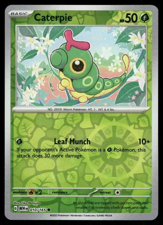 010/165 Caterpie (Reverse Holo) - Pokémon 151 - Pokémon card (English)
