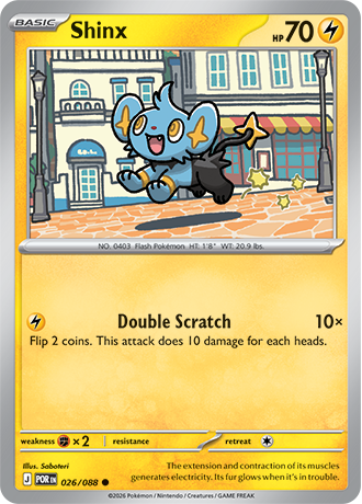 026/088 Shinx (Perfect Order) Pokémon card (English)