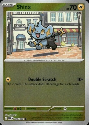 026/088 Shinx (Reverse Holo) (Perfect Order) Pokémon card (English)