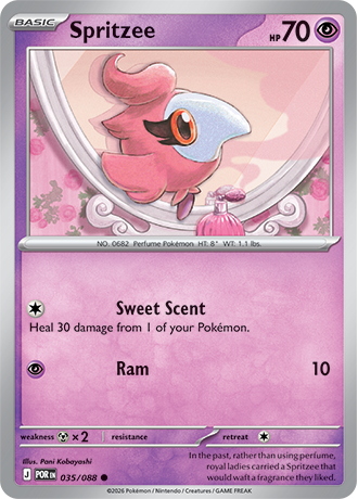 035/088 Spritzee (Perfect Order) Pokémon card (English)