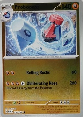 038/088 Probopass (Reverse Holo) (Perfect Order) Pokémon card (English)