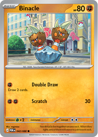 042/088 Binacle (Perfect Order) Pokémon card (English)