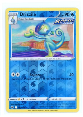 042/198 Drizzile (Reverse Holo) (Chilling Reign) Pokémon card (English)