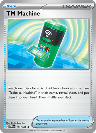 181/182 TM Machine - Destined Rivals - Pokemon card (English)
