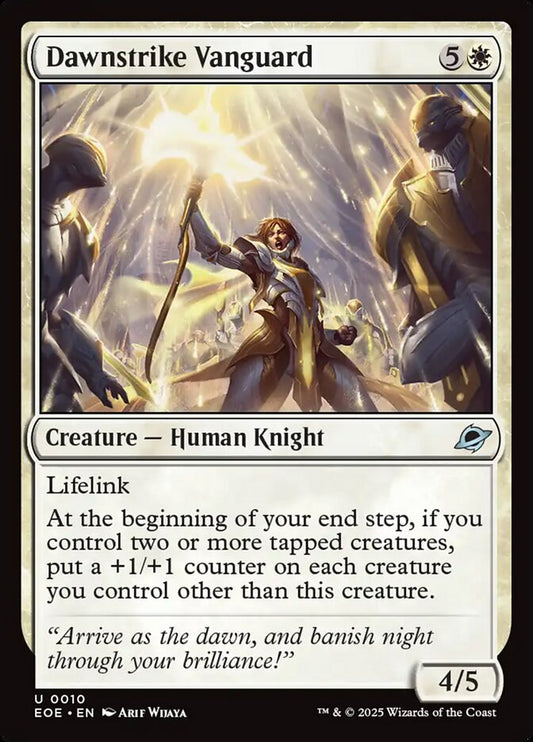 Magic the gathering (Plains) Dawnstrike Vanguard #0010 - Edge of Eternities - MTG Card (English) Uncommon