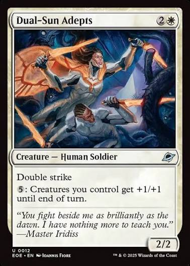 Magic the gathering (Plains) Dual-Sun Adepts #0012 - Edge of Eternities - MTG Card (English) Uncommon