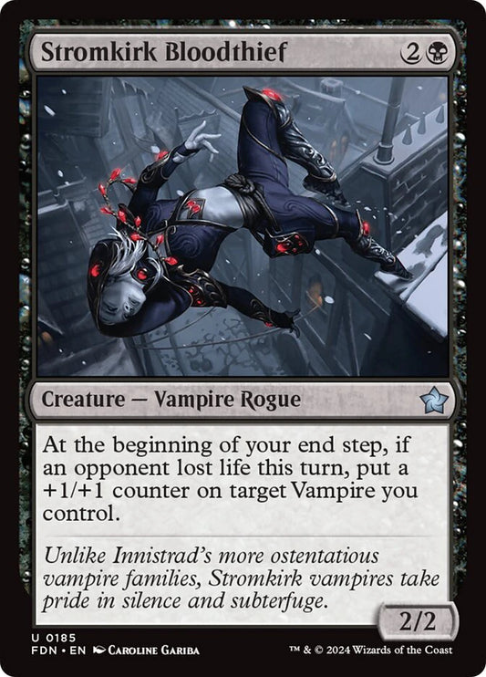 Magic the gathering (Swamp) Stromkirk Bloodthief #0185 - Foundations - MTG Card (English) Uncommon