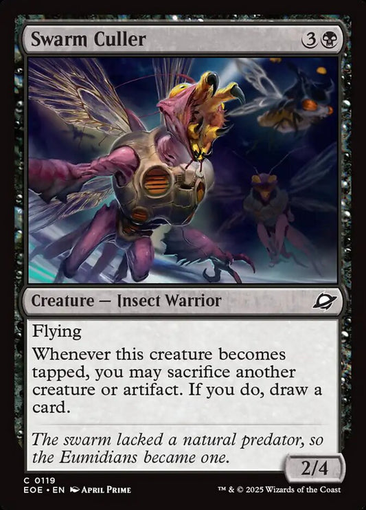 Magic the gathering (Swamp) Swarm Culler #0119 - Edge of Eternities - MTG Card (English) Common