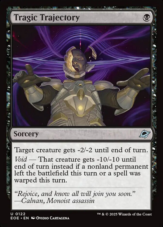 Magic the gathering (Swamp) Tragic Trajectory #0122 - Edge of Eternities - MTG Card (English) Uncommon