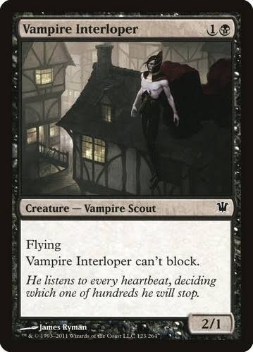 Magic the gathering (Swamp) Vampire Interloper #123/264 - Innistrad - MTG Card (English) Common